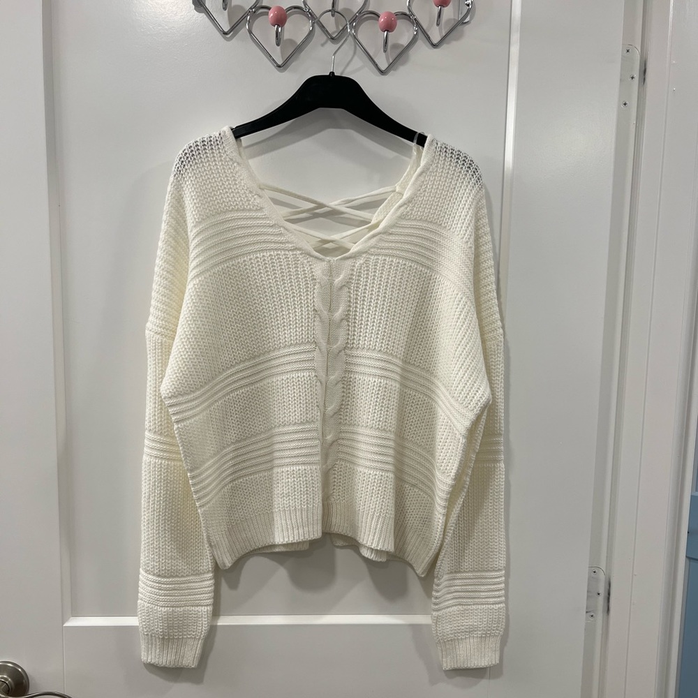 White sweater